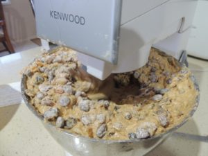 Christmas cake in the Kenwood mixer